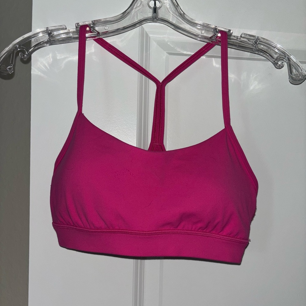 Flow Y Nulu Bra light support A-C cups
Size 8 Sonic pink